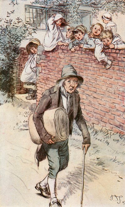 Çocuklar ona hep Yaşlı Usta Marner derlerdi. by Hugh Thomson