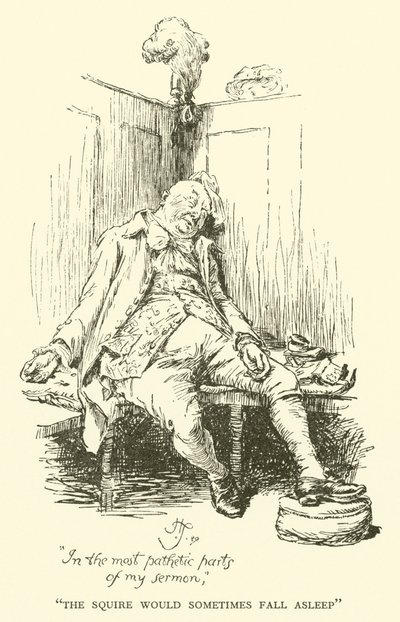 Bey Bazen Uyuya Kalırdı (gravür) by Hugh Thomson