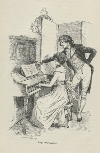 Birlikte şarkı söylediler, 1896 by Hugh Thomson