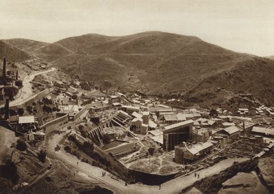Meksika: Pachucha, Mina Loreto (b/w fotoğraf) by Hugo Brehme