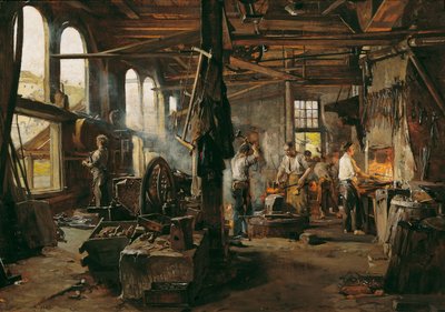 Bir çekiçli değirmenin içi by Hugo Charlemont