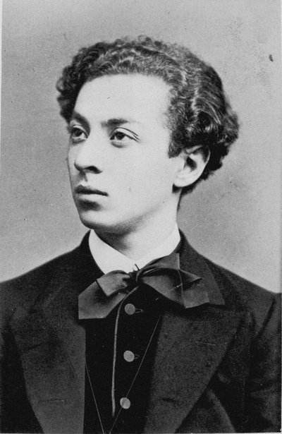 Piyanist ve besteci Rafael Joseffy'nin 1853-1915 portresi. by Hugo Danz