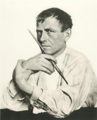 Otto Dix, portre çekimi / Hugo Erfurth by Hugo Erfurth