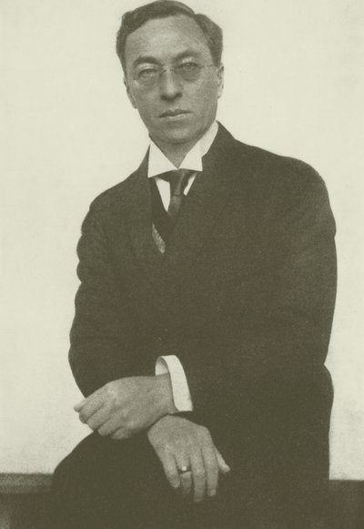 Wassily Kandinsky'nin Portresi (s/b fotoğraf) by Hugo Erfurth