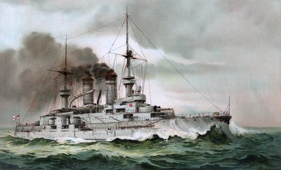 S.M. Zähringen zırhlısı by Hugo Graf