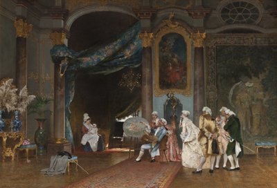 Bir Toplantı, c.1880 by Hugo Salmson