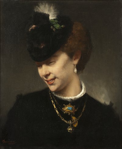Parisli Bir Bayan by Hugo Salmson