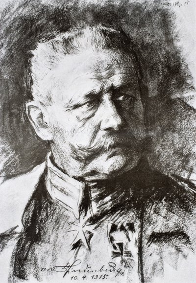 ಜನರಲ್ ಪಾಲ್ ವಾನ್ ಹಿಂಡೆನ್ಬರ್ಗ್ ಟರ್ಕ್ by Hugo Vogel