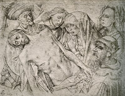 Haçtan Biriktirme Sonrası Çizim, c1460-1480, 1908. by Hugo van der Goes