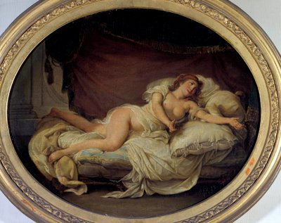 Hugues Traval (1728-1785) 1779 Sun tarafından Kadın Couchee Tablo. 0.36 x 0.44 m Towers Güzel Sanatlar Müzesi by Hugues Traval