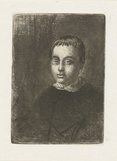 Bir çocuğun portresi by Huib van Hove Bz