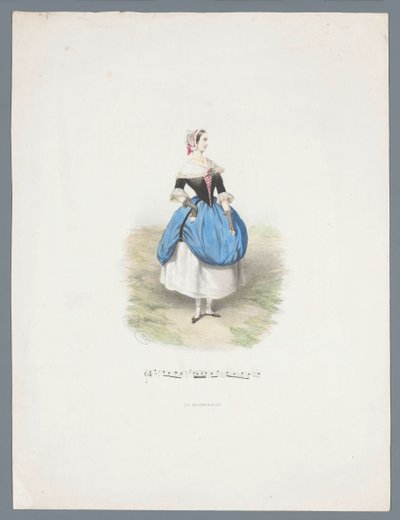 Kadın tarihi kostüm by Huib van Hove Bz