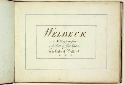 Kırmızı Kitap: Welbeck by Humphry Repton