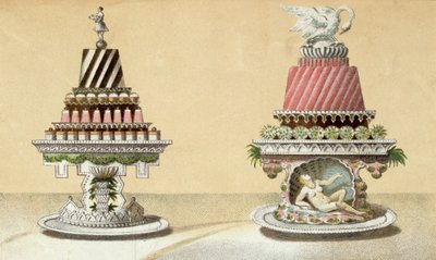 Charlottes a la Reine ve Pain de Framboises a la Leda