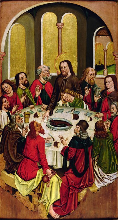 Son Akşam Yemeği, Turocbela, 1480-90 by Hungarian School
