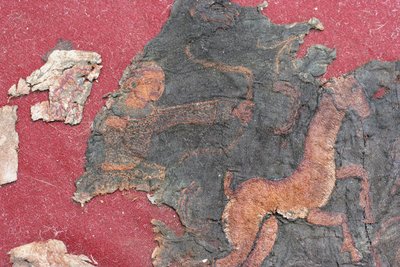 Halı detayı, 1.H. 1. yüzyıl. AD by Hunnic Art