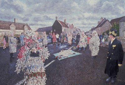 Boxing Day Mummers, Marshfield, 1998 (ayrıca bkz. 107623) by Huw S. Parsons