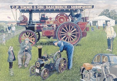 Gösteride Çekiş Motorları, 1993 (kartta guaj) by Huw S. Parsons
