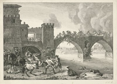 Bir köprüde savaş by Hyacinth de La Pegna