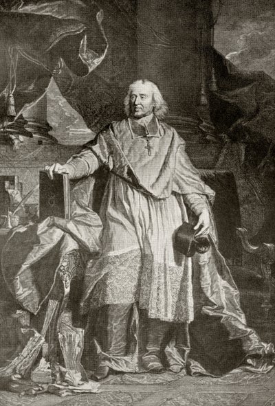 Jacques Benigne Bossuet, Pierre Imbert Drevet tarafından oyulmuş, Alfred Whitman