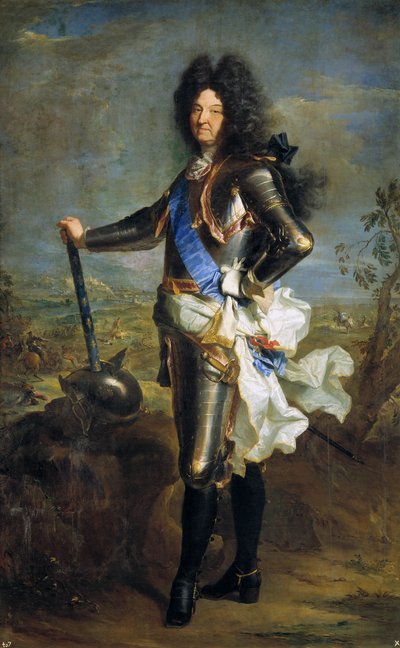 Louis XIV, Fransa Kralı 1638-1715, 1701 by Hyacinthe Francois Rigaud