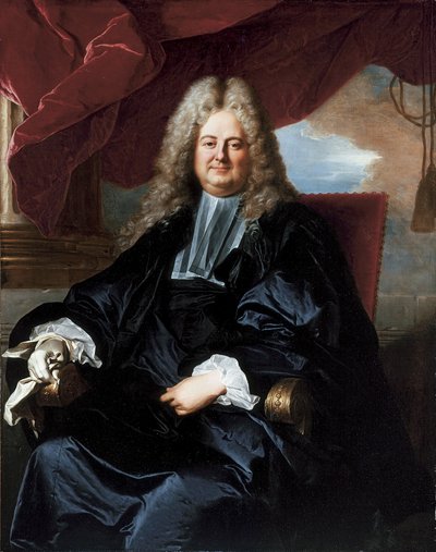 Barthélémy Jean-Claude Öğrencisinin Portresi by Hyacinthe Francois Rigaud