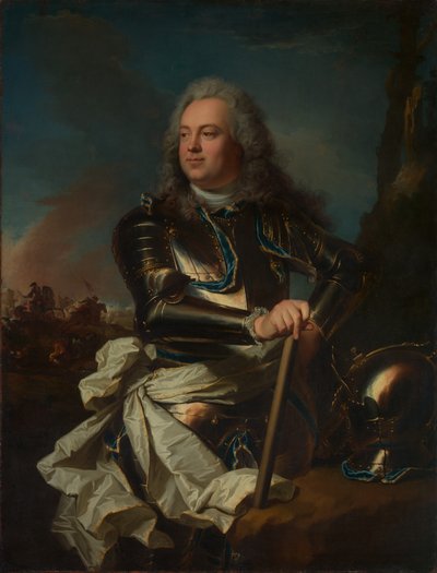 Bir Genel Subayın Portresi, yak. 1710. by Hyacinthe Rigaud