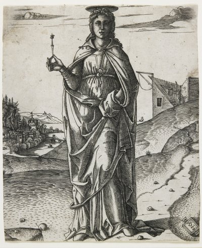Aziz Lucy, 1510 dolayları (gravür) by I.I.C.A. Master