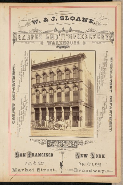 [W. ve J. Sloane Halı ve Döşeme Deposu, San Francisco] by I. W. Taber