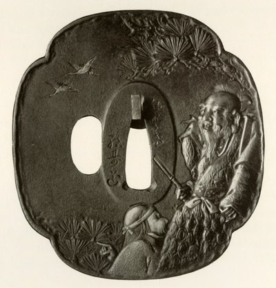 Yaşlı Çift Takasago, c1800-1820, 1910. by Ichijosai Hirotoshi