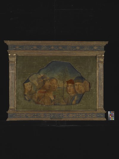 Bir Manzara İçinde Altı Figür Grubu (fresk) by Icilio Federico (attr. to) Joni