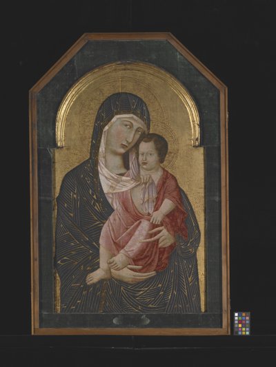 Madonna And Child (ahşap üzerine tempera ve altın) by Icilio Federico (attr. to) Joni