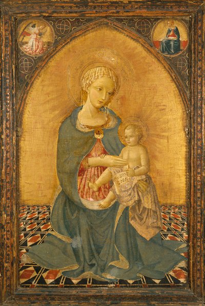 Alçakgönüllü Madonna, c.1900 (panelde mizaç) by Icilio Federico (attr. to) Joni