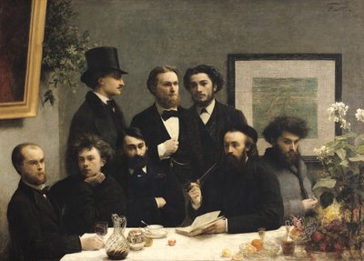 ಟ್ಯಾಬ್ಲೆಟ್ಟರ್ಕ್‌ನ ಒಂದು ಮೂಲೆ by Ignace Henri Jean Fantin Latour