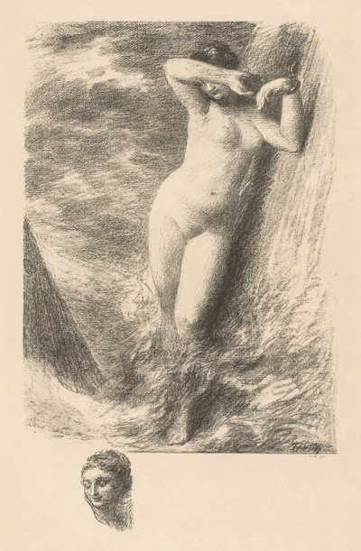 Andromeda, 1901. by Ignace Henri Jean Fantin Latour