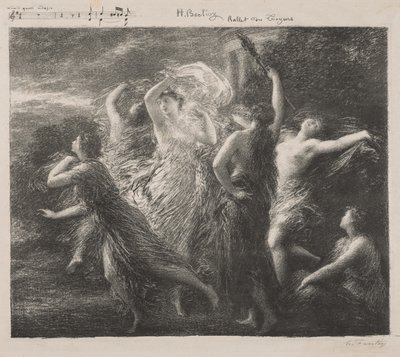 Bale du Troyons, 1893. by Ignace Henri Jean Fantin Latour