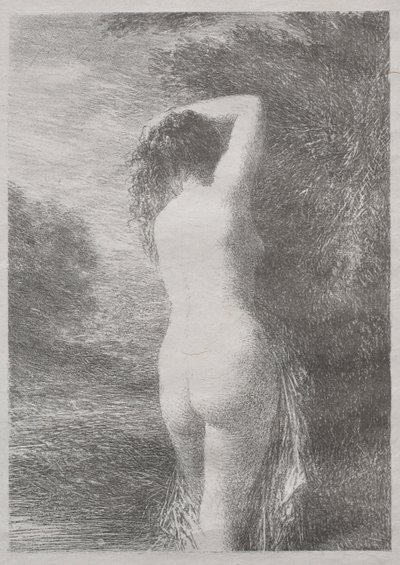 Duran Yüzücü, 1899. by Ignace Henri Jean Fantin Latour
