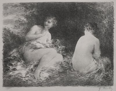 Yıkananlar, 1899. by Ignace Henri Jean Fantin Latour