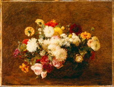 Çiçek Buketi, 1894 by Ignace Henri Jean Fantin Latour