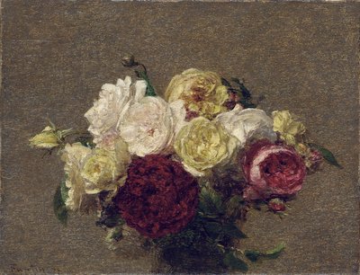 Gül Buketi, 1879 by Ignace Henri Jean Fantin Latour