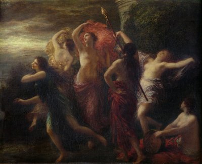 Dansçılar, 1891 by Ignace Henri Jean Fantin Latour