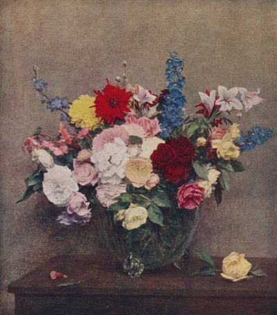 Çiçekler, 1886, c1915 by Ignace Henri Jean Fantin Latour