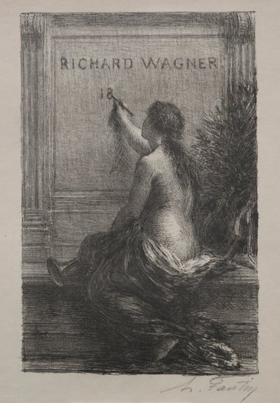 Ölümsüzlük, 1886. by Ignace Henri Jean Fantin Latour