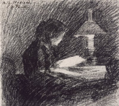 Okuma by Ignace Henri Jean Fantin Latour