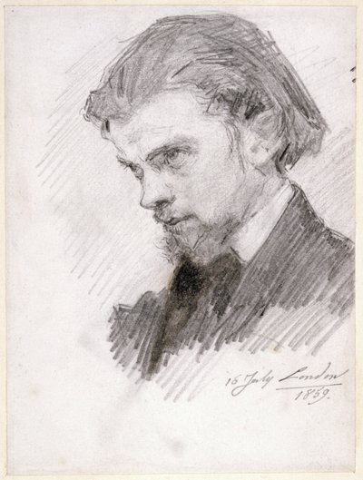 Otoportre, 1859 by Ignace Henri Jean Fantin-Latour