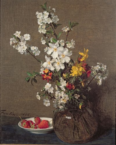 Bahar Buketi, 1865 by Ignace Henri Jean Fantin Latour