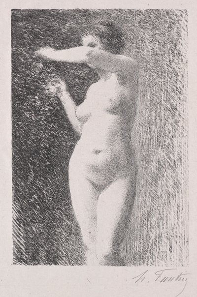 Havva için çalışma, 1898. by Ignace Henri Jean Fantin Latour
