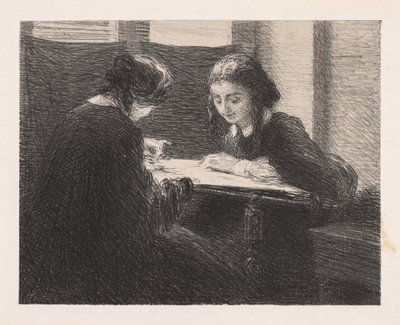 Nakışlar Les Nakışçılar, 1898. by Ignace Henri Jean Fantin Latour