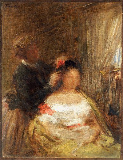 Kuaför by Ignace Henri Jean Fantin Latour