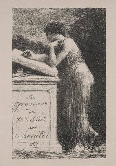 Litograf, 1887. by Ignace Henri Jean Fantin Latour